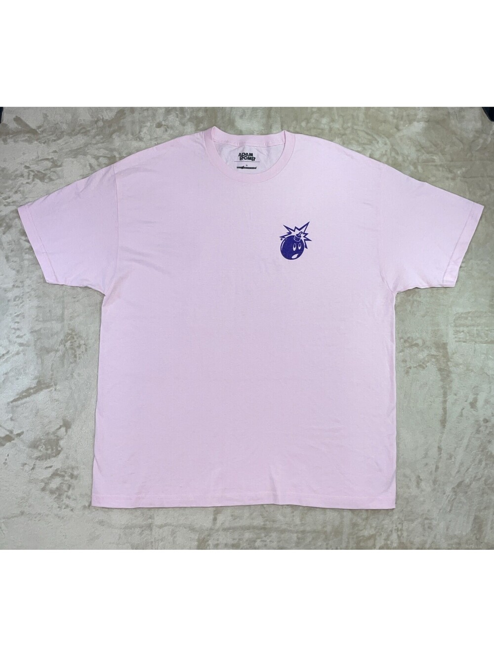 The Hundreds Adam Bomb Pink Tee Purple Graphic Mens Streetwear Size 2XL - NWOT